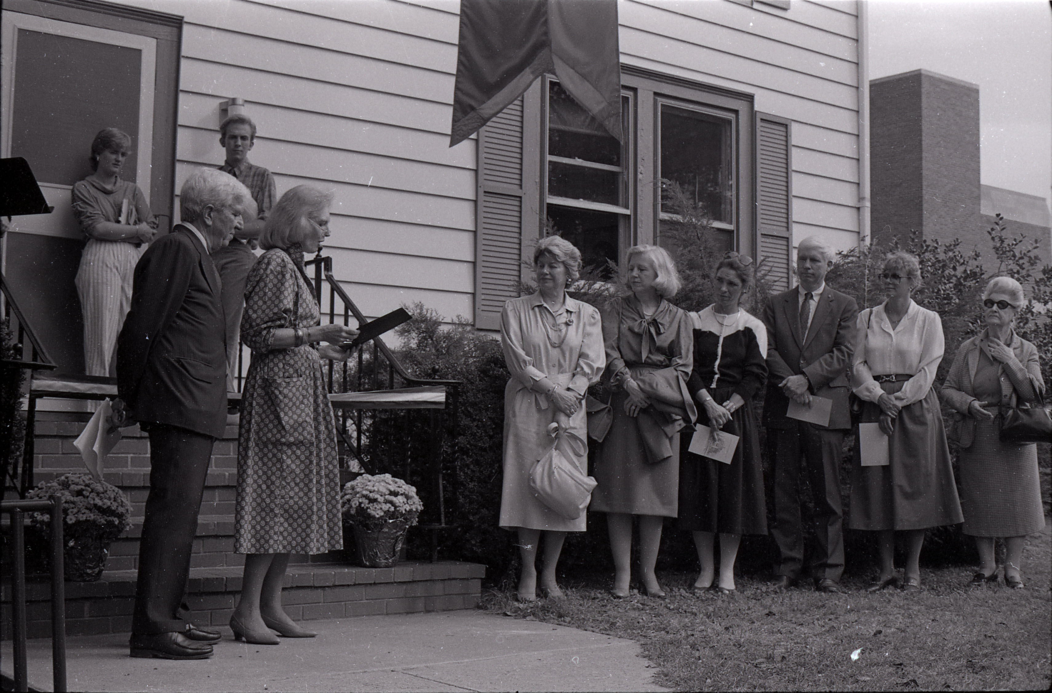 Rose O'Neil Literary House dedication in October 1985