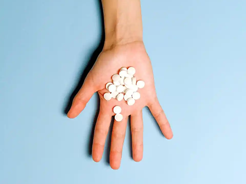 handful of pills