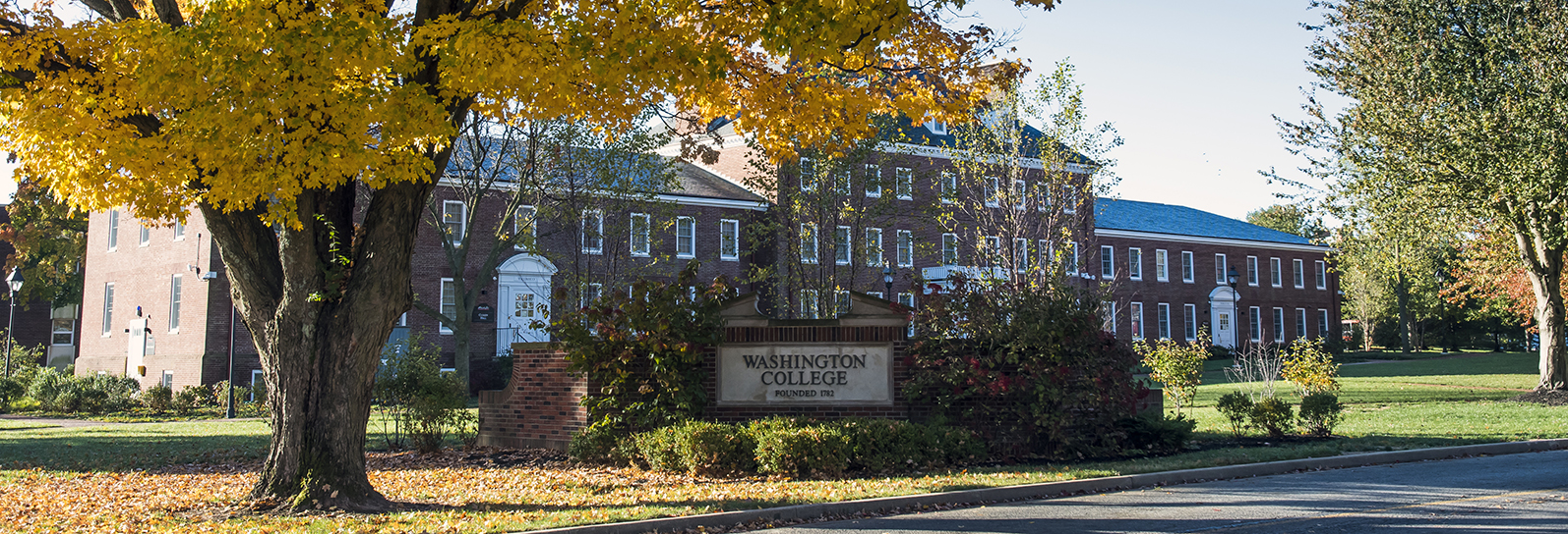 cullen hall in the fall