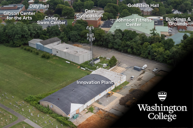 The Innovation Plant at Washington College will be accessible to the community. 