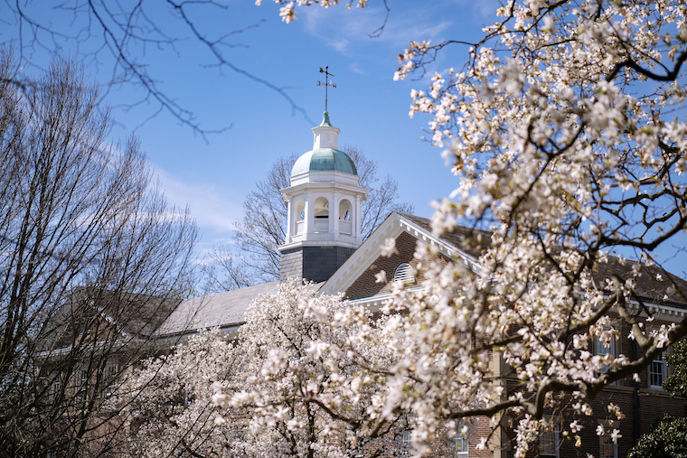 Washington College in spring