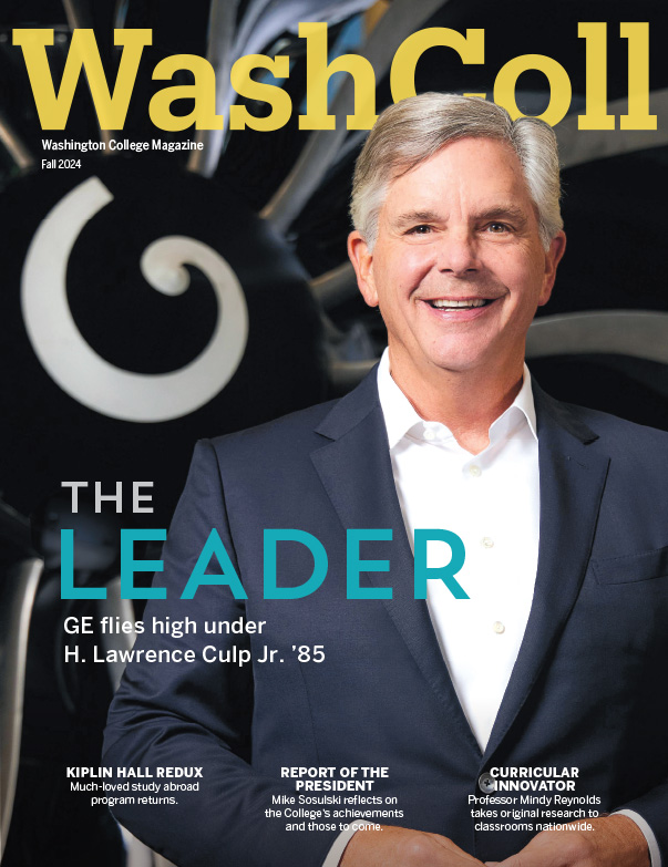 Cover of Fall 2024 magazine with GE CEO H. Lawrence Culp Jr. '85